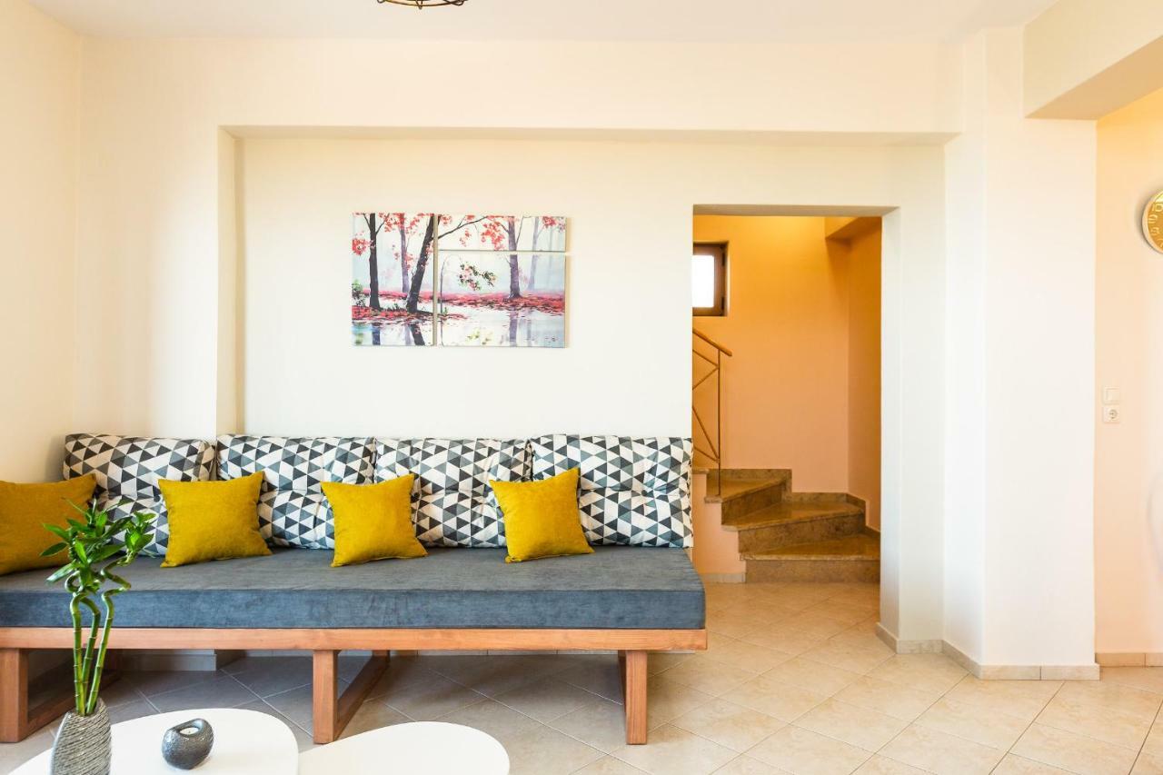 Maroulas Villas Ioanna & Stavros, Private Pools, Bbq & Seaview, By Thinkvilla Luaran gambar